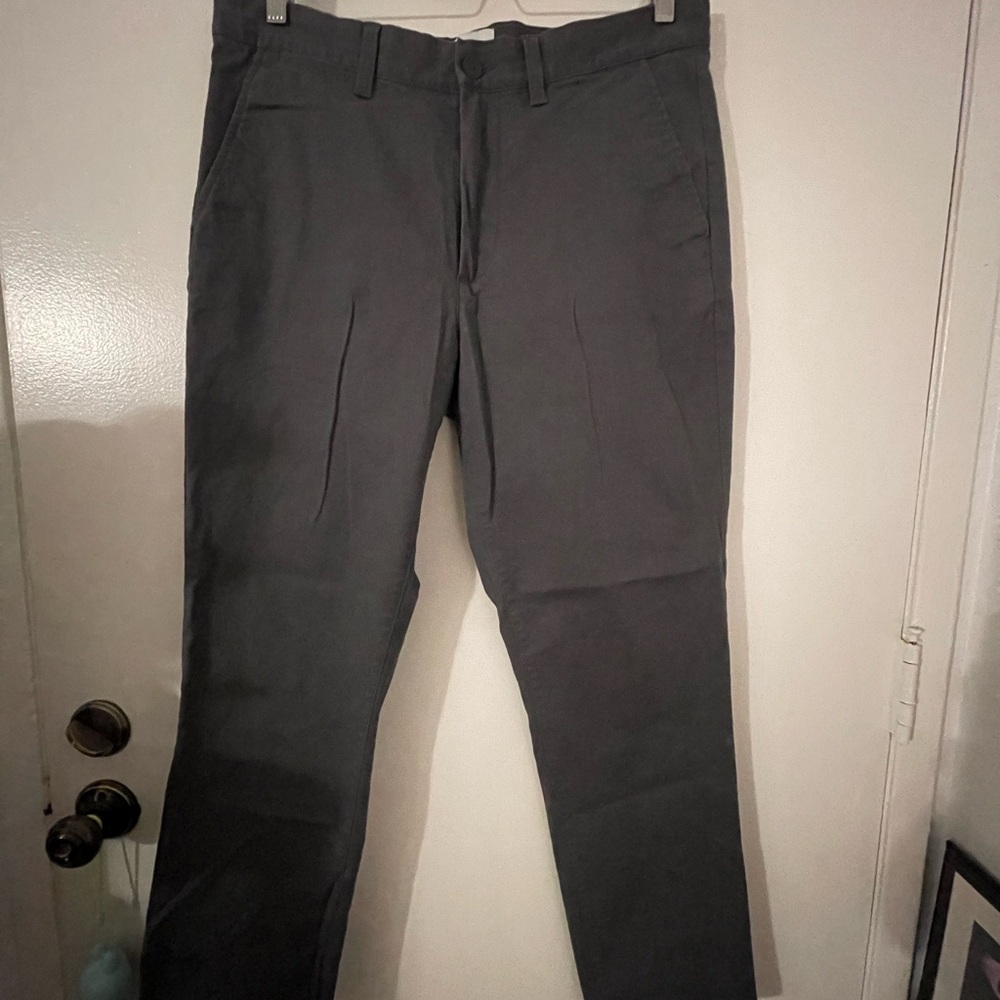 H&M Men's Slim Fit Chino Gray Pants